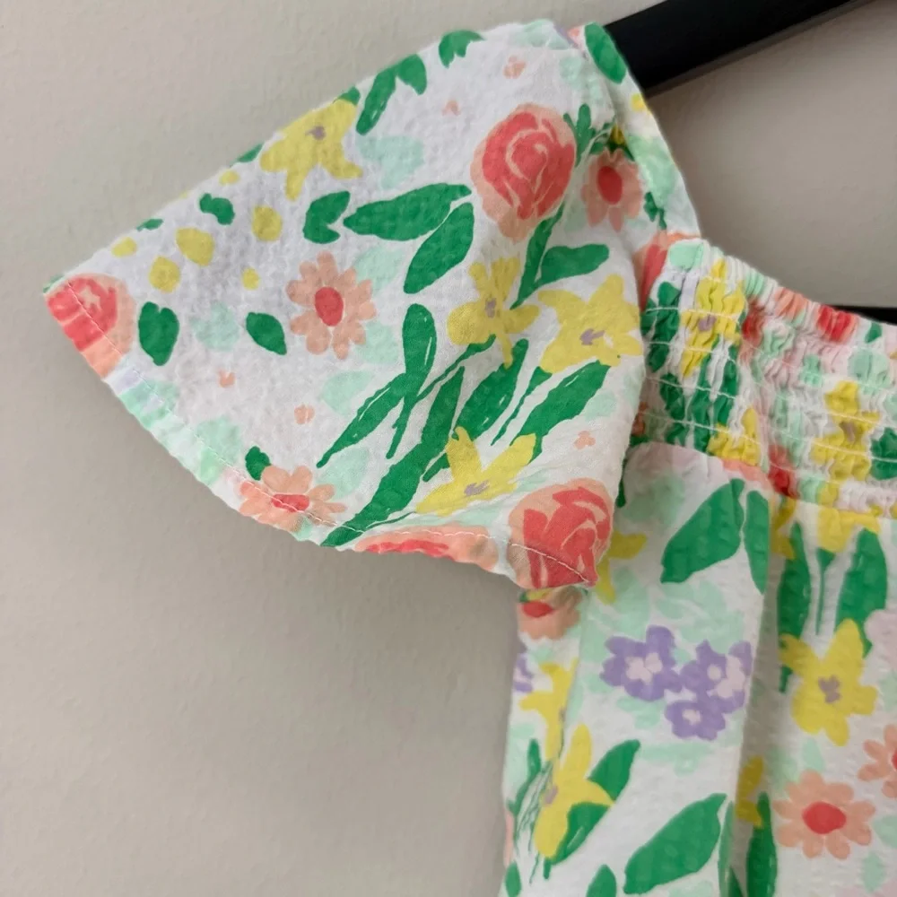 Cat & Jack Floral Kids Dress XS (4/5)